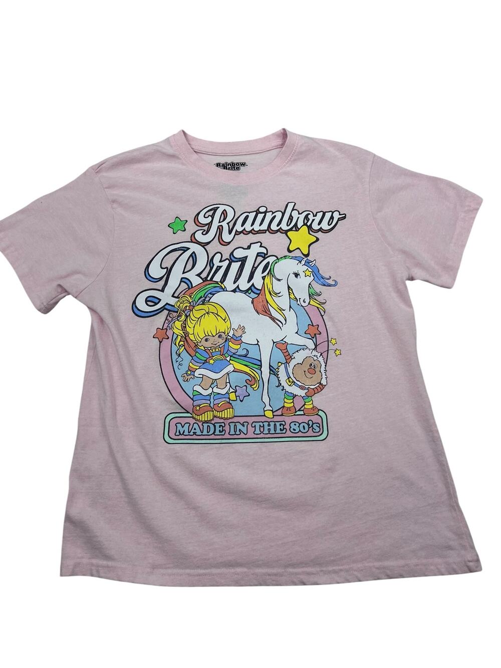 Rainbow Brite Cartoon Kidcore Girlcore Made In The 80's Short Sleeve Tee Sz M